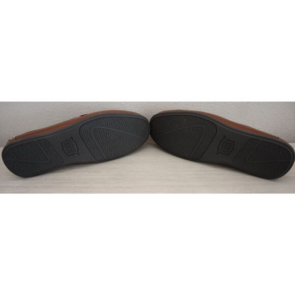 Florsheim 16564-257 Kids Sz 3M Saddle Tan Brown Jasper Venetian Jr. Loafers - Picture 4 of 12